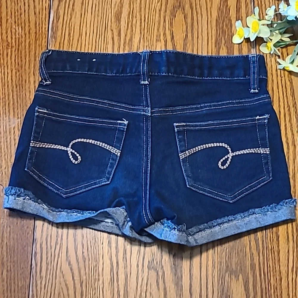 Justice Patriotic Denim Shorts